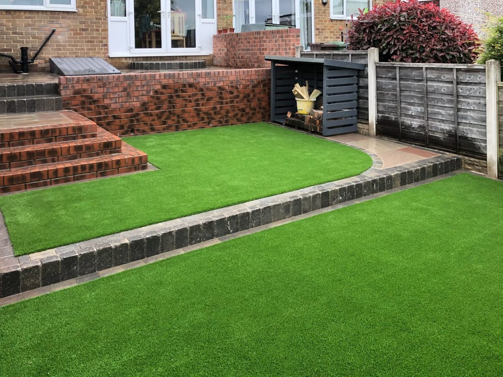 Artificial grass work completed around Wakefield